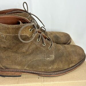 Clarks Clarkdale Bud Men's Shoes 10M Brown Khaki Suede